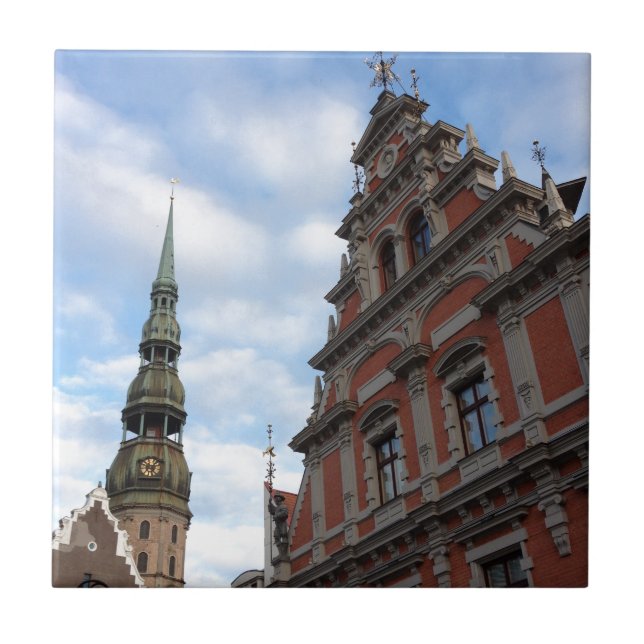 Riga, Latvia Tile (Front)