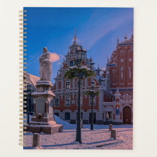 Riga Town Hall Square in winter Planner