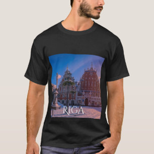 Riga Town Hall Square in winter T-Shirt