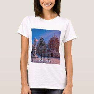 Riga Town Hall Square in winter T-Shirt