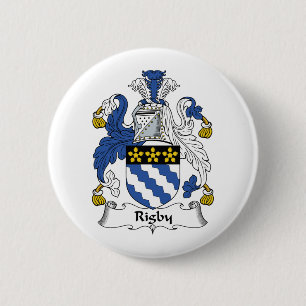 Rigby Family Crest 6 Cm Round Badge