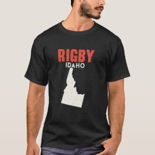 Rigby Idaho USA State America Travel Idahoan T-Shirt
