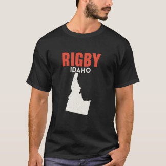 Rigby Idaho USA State America Travel Idahoan  T-Shirt