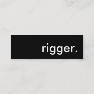 rigger. mini business card