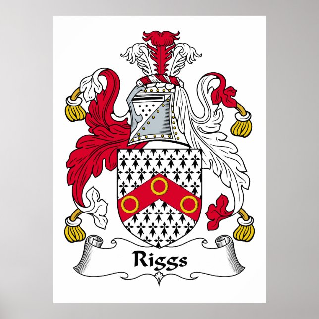 Riggs Family Crest Poster (Front)