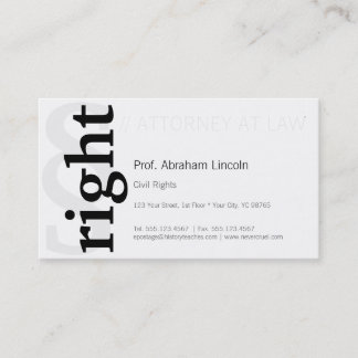 Right! Business Card