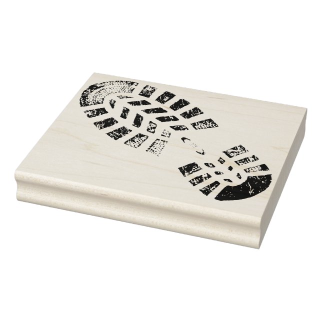 Right Foot Footprint Design Stamp (Stamp)