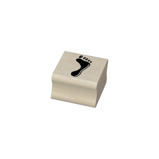 Right foot rubber stamp (Stamp)