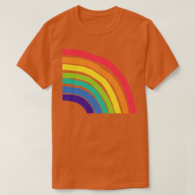 Right Half of a Rainbow T-Shirt (Design Front)