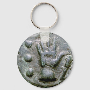 Right Hand Aes Grave Quadrans Key Ring