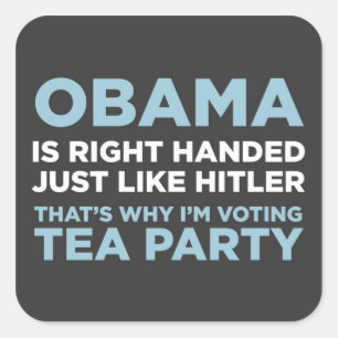 Right Handed Square Sticker