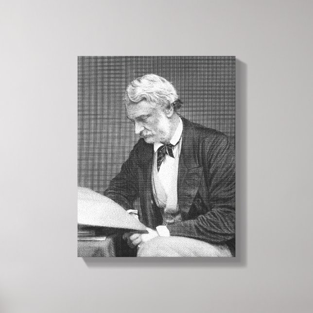 Right Honourable Lord John Manners Canvas Print (Front)