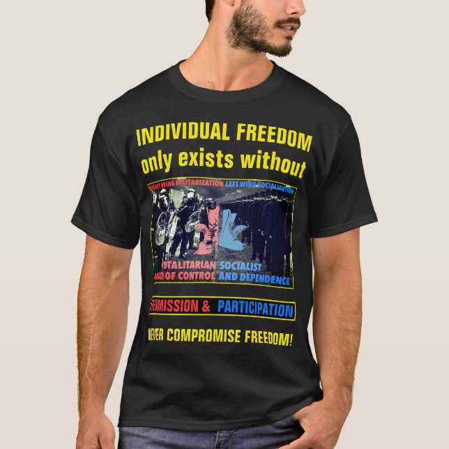 Right & Left (dark) T-Shirt (Front)