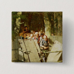 Right of Way 15 Cm Square Badge