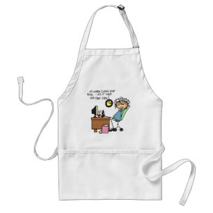 Right The First Time Humour Standard Apron