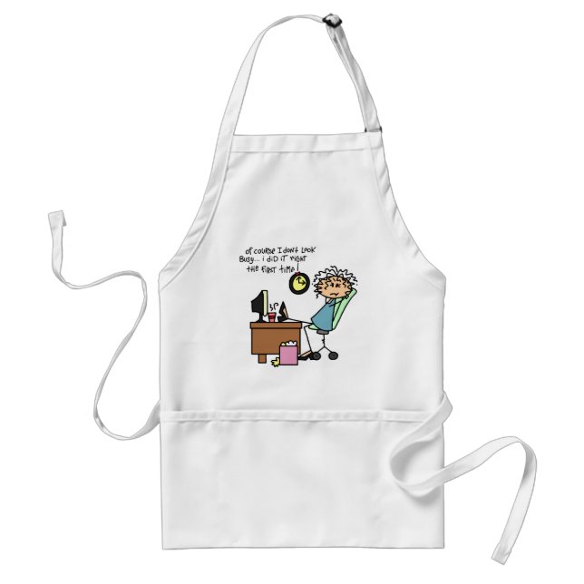 Right The First Time Humour Standard Apron (Front)