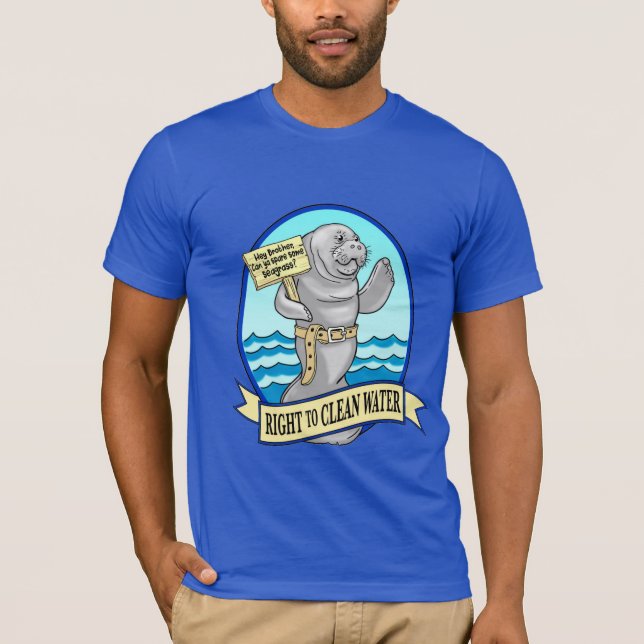 Right To Clean Water Logo T-Shirt (Front)