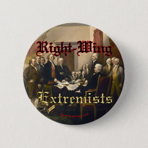 Right-Wing Extremists 6 Cm Round Badge