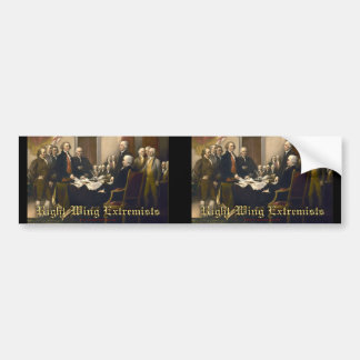 Right-Wing Extremists Bumper Sticker