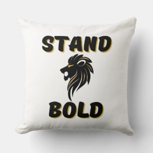 Righteous Stand Bold As Lions Cushion