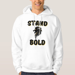 Righteous Stand Bold As Lions Men's Hoodie