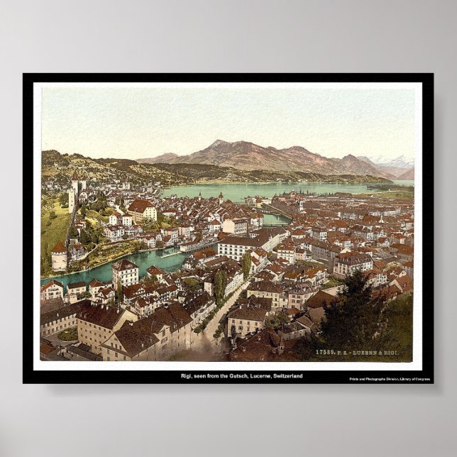 Rigi, Lucerne, Switzerland Poster (Front)