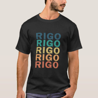 Rigo Name T-Shirt Rigo Vintage Retro Rigo Name Gif