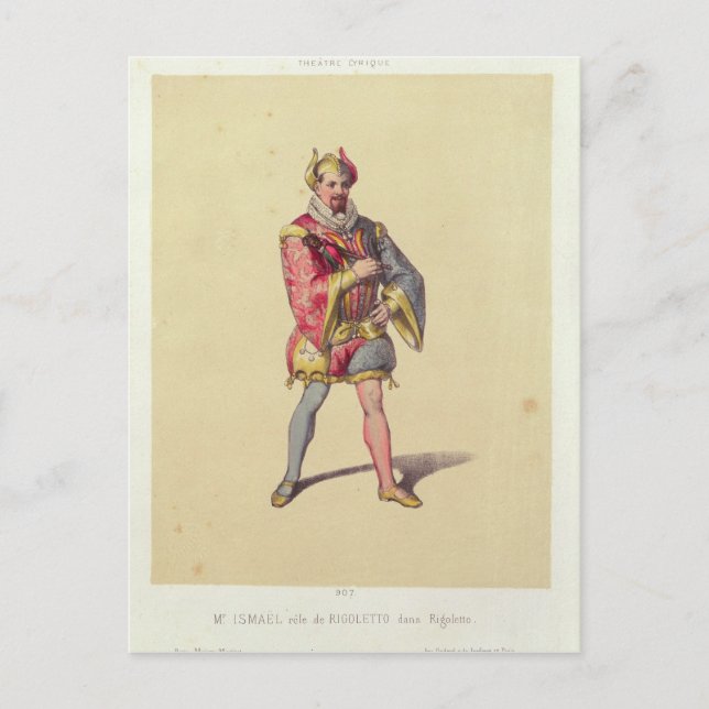 Rigoletto from 'Rigoletto' Postcard (Front)