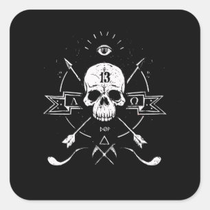 Rigour Mortis Square Sticker