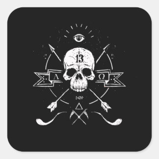 Rigour Mortis Square Sticker