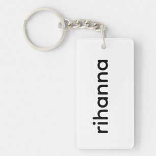 “Rihanna Iconic Fan   Bold & Stylish Music Key Ring