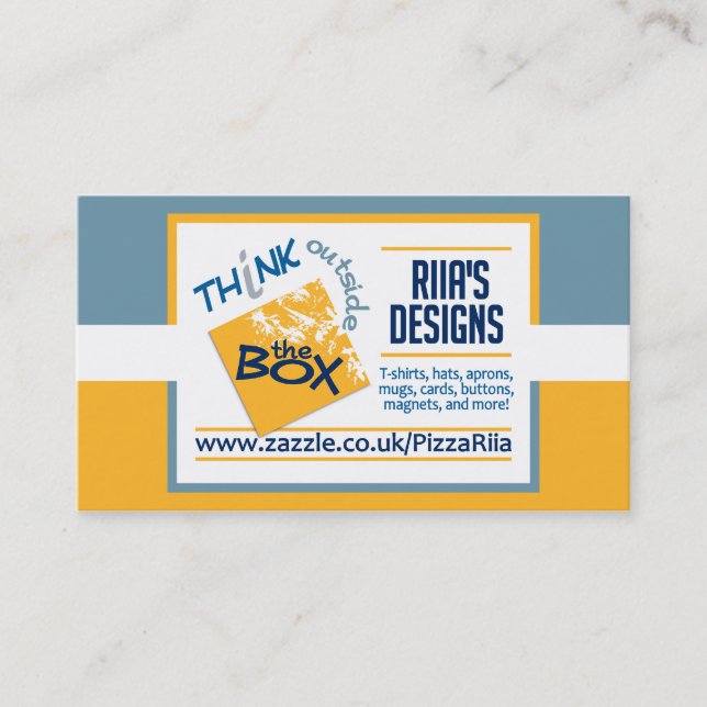Riia's Designs business cards (Front)