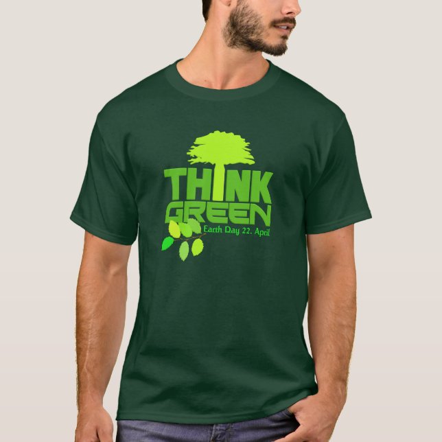 Riia's Designs / Think Green shirt (Front)