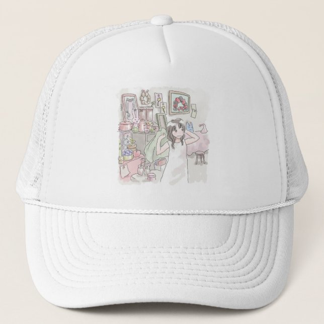 Riji Saniwa Trucker Hat (Front)