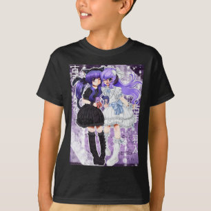 Rika Furude And Hanyuu Sticker T-Shirt