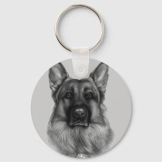 Rikko, German Shepherd Key Ring
