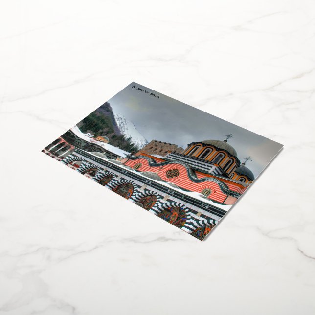 Rila Monastery , Bulgaria Postcard (Rotated)