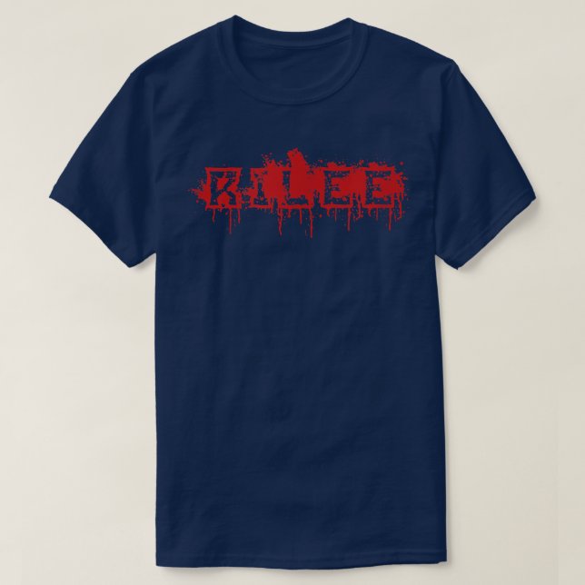 Rilee  First Name Halloween Costume Personalised  T-Shirt (Design Front)