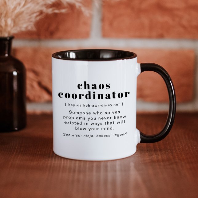 RILEY Chaos Coordinator Definition Office Coworker Mug (Creator Uploaded)