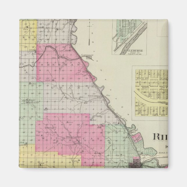 Riley County, Kansas Magnet (Front)