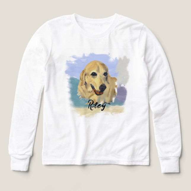 “Riley” – Portrait of a Dog - Personalize Yours (Design Front)