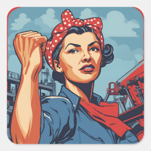 Riley-Rose Square Sticker