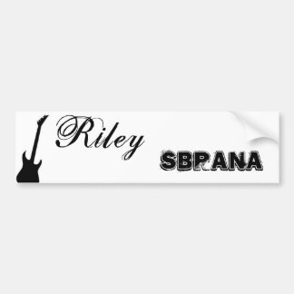 Riley Sbrana bumpersticker Bumper Sticker
