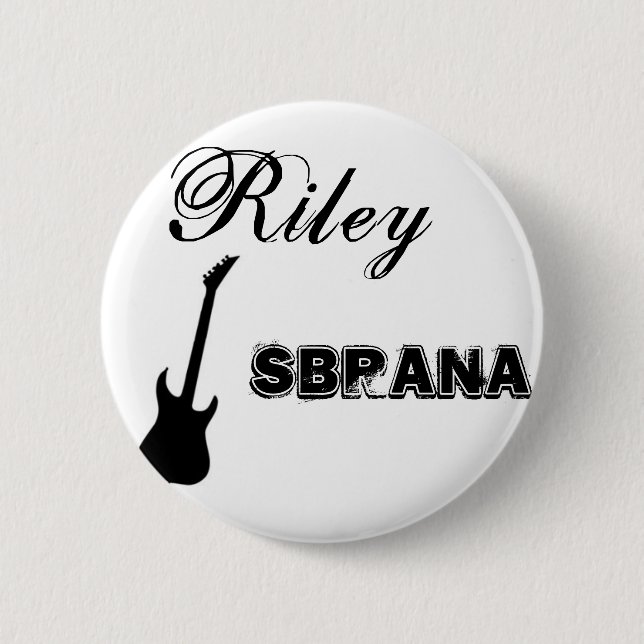 Riley Sbrana Standard size button (Front)