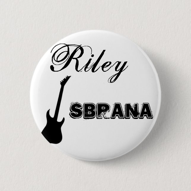 Riley Sbrana Standard size button (Front)