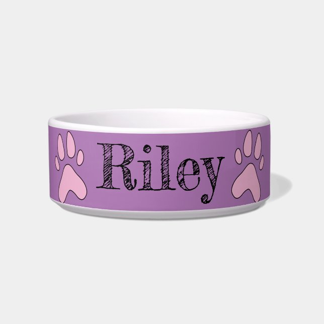 "Rileyl" Coordinated Customisable Pet Bowl (Front)