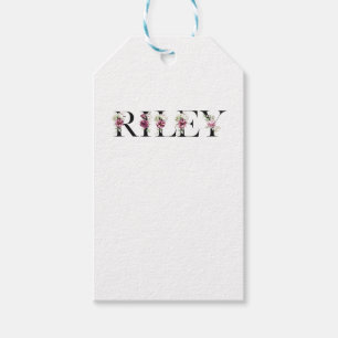 Riley's name. My name is Riley. Gift Tags