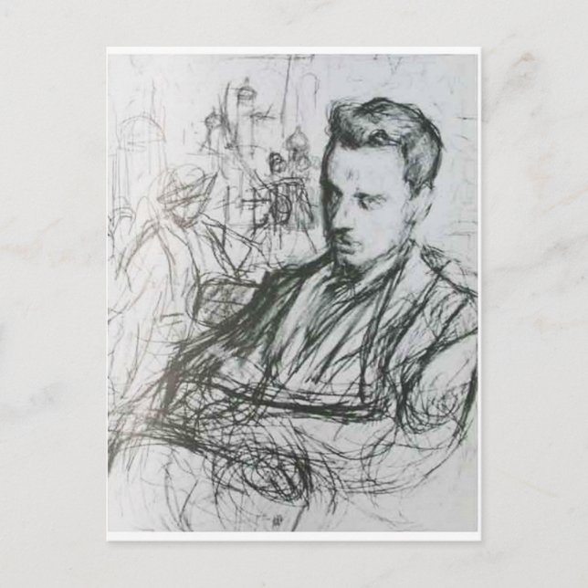 Rilke - Sketch Postcard (Front)