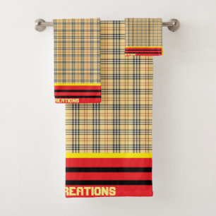 Rilla Plaid Bath Towel Set