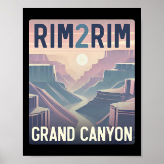 Rim 2 Rim Grand Canyon Trail Run Outfit  Poster